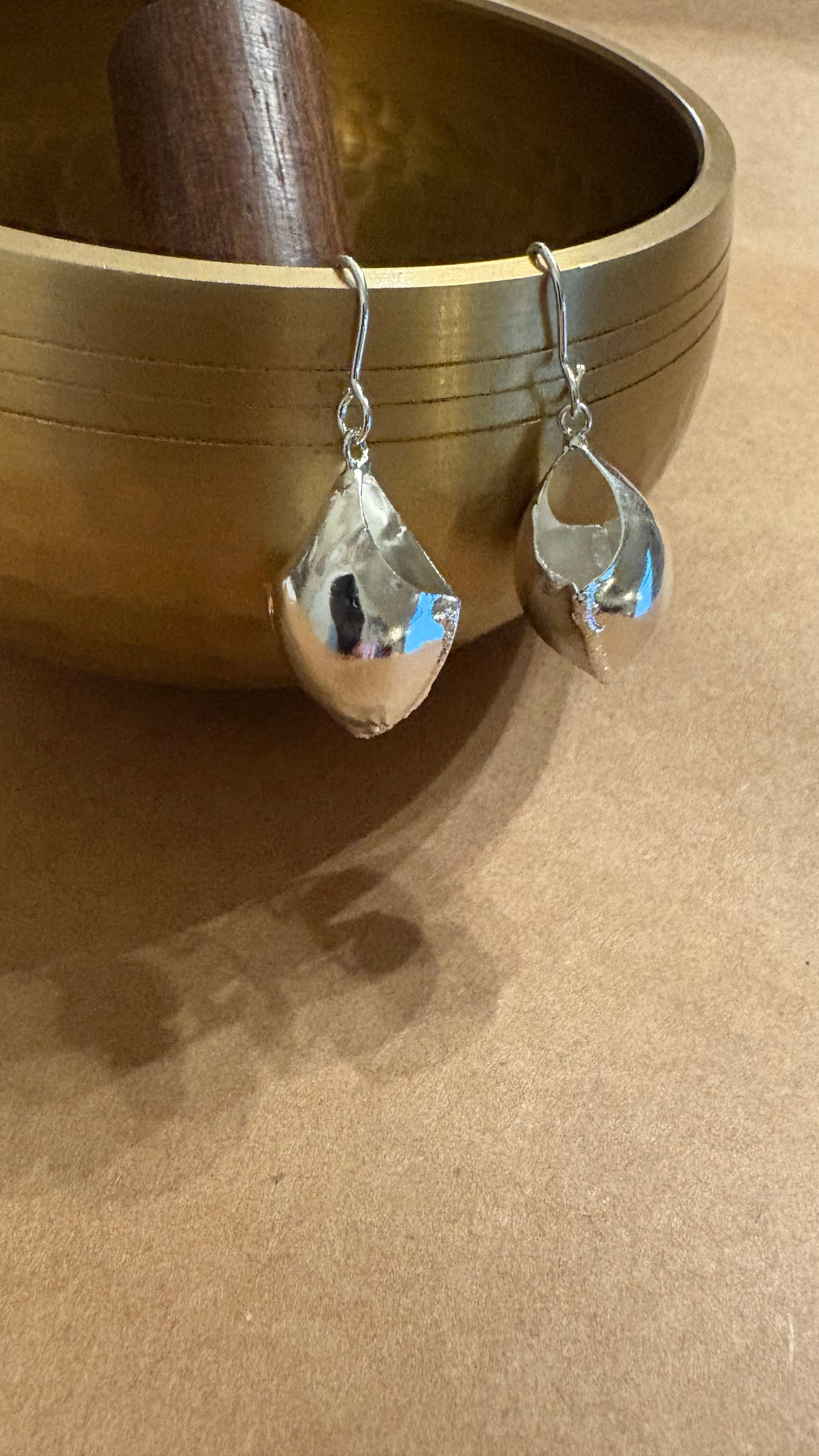 Silver PLated Small Makasi Earrings