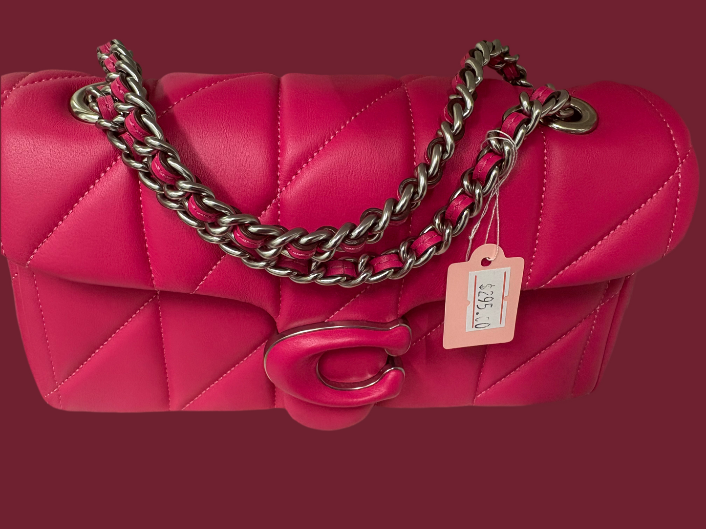 Hot pink coach dragonfruit pursr