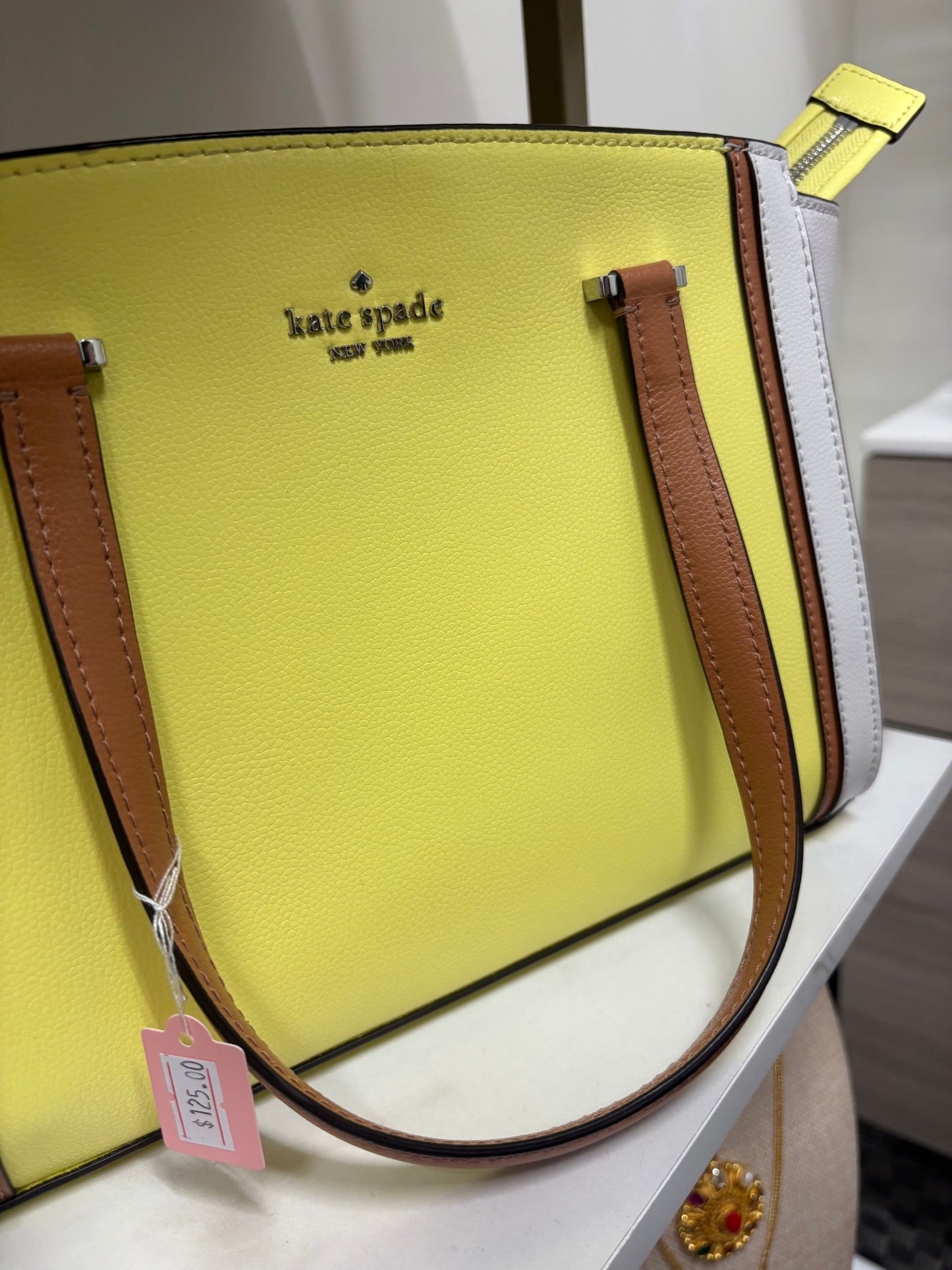 Yellow Kate Spade ♠️ Top Handle