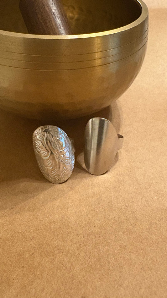 Silver Plated Newari Ring