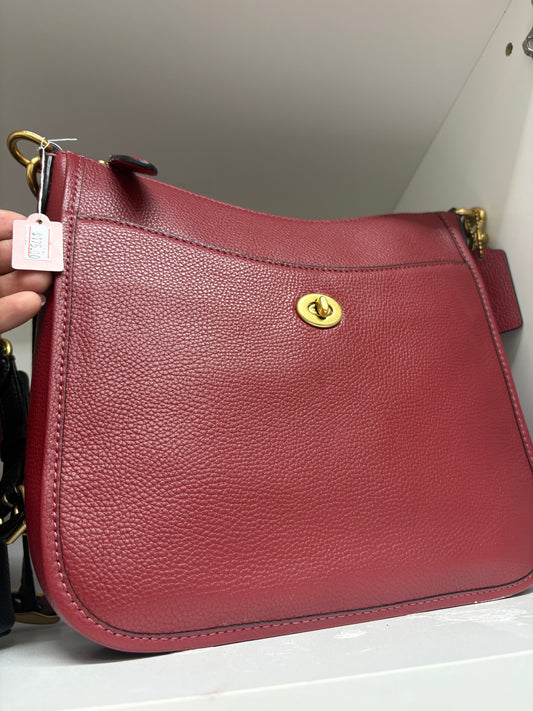 Red coach crossbody
